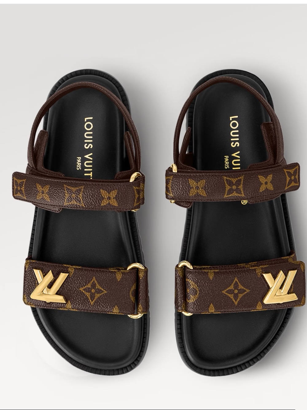 Louis Vuitton Sunset Comfort Flat Sandals - LV Monogram (Size 42 EU)